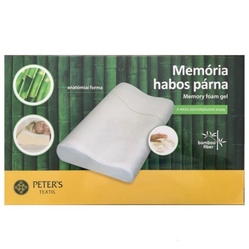 Memóriahabos párna kialakítása